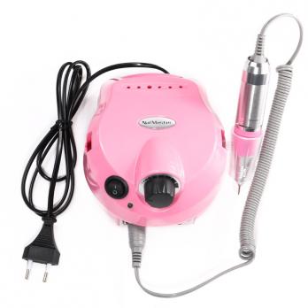 Аппарат для маникюра и педикюра с педалью Nail Polisher DM-202 45W/35000rpm, розовый