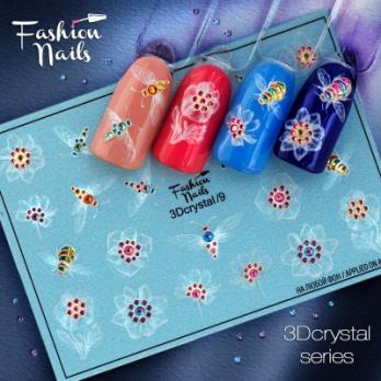 Слайдер Fashion Nails 3D Crystal 09