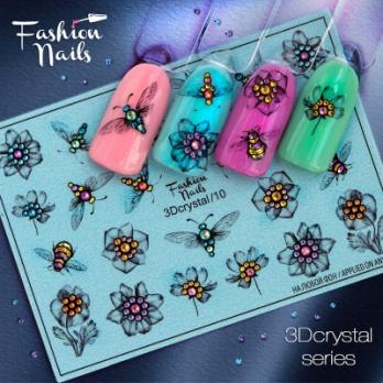 Слайдер Fashion Nails 3D Crystal 10
