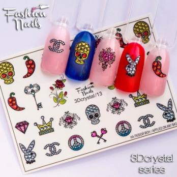 Слайдер Fashion Nails 3D Crystal 13