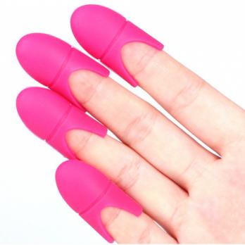 Колпачки силиконовые для снятия покрытия с ногтей (для пальцев рук)