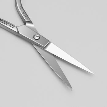 Ножницы маникюрные Solinberg, прямые, узкие, 9,5 см
