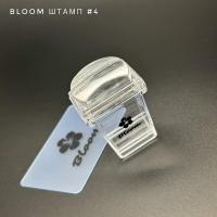 Штамп Bloom №4, прямоугольный на ножке